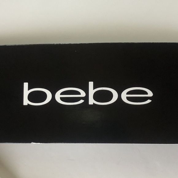 Bebe Embellished Ribbed Top Frayed Hem Sleeve Color Marshmallow Size Juniors XL - Picture 8 of 13